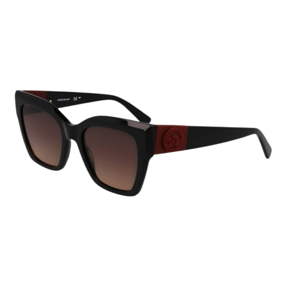 Longchamp LO762S Dark Havana Square Frame Sunglasses New in Case